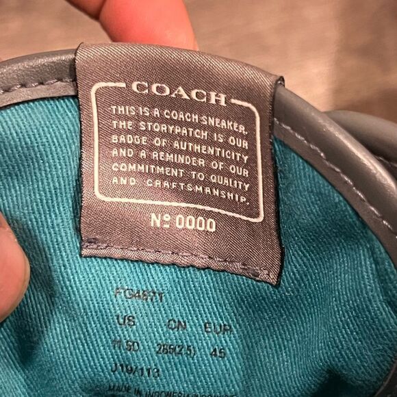 Coach Men's C136 Low Top Sneaker - Picture 8 of 8